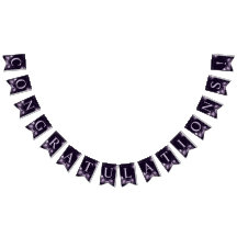 ウェルカムウェディングパーティパープルフローラバイオレットフレーム