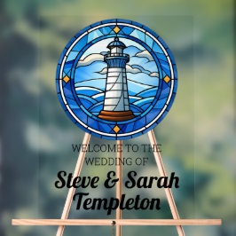 ウェルカムウェディングレセプションサインライトハ航海のウス アクリルサイン