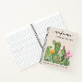 ウェルカムウォーターカラーデザートカボスバケーションレンタル ノートブック (内部)