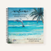 ウェルカムウォーターカラービーチハウスドルフィンゲスト ノートブック (正面)