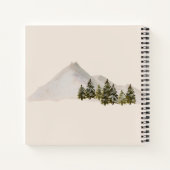 ウェルカムウォーターカラーフォレストキャビンホームレンタル ノートブック (裏面)