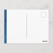 ウェルカムウォーターカラー誕生のお知らせはがき ポストカード (裏面)