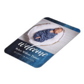 ウェルカムウォーターカラー誕生発表マグネット マグネット (左側)