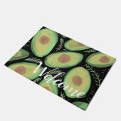 ウェルカムウォーパーソナライズされたターカラーアボカド ドアマット (アングル)