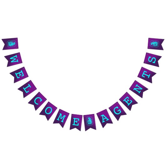 ウェルカムエージェント バンティングフラッグ (全)