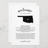 ウェルカムオクラホマ |の結婚レター&旅程 (正面/裏面)