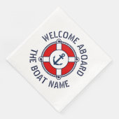 ウェルカムオンボード 海洋 船 命の輪 救命浮環 (コーナー)