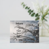 ウェルカムオージュモンビースケルトンホラー ポストカード (スタンド正面)