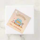 ウェルカムオータムテーマベアーズトラックカボチャ葉ン フェイバータグ (インサイチュ)