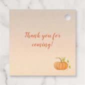 ウェルカムオータムテーマベアーズトラックカボチャ葉ン フェイバータグ (裏面)