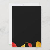 ウェルカムオータムトレンディー 招待状 (裏面)