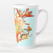 ウェルカムオータムトロピカル秋パンプキンシーシェル カフェラテマグ (右)