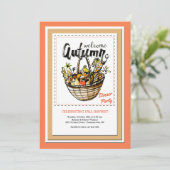 ウェルカムオータム招待状 招待状 (スタンド正面)