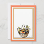 ウェルカムオータム招待状 招待状 (裏面)