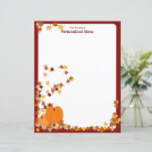 ウェルカムオータム – 無地紙シート (スタンド正面)