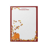 ウェルカムオータム – 裏打ちなし ノートパッド (回転)