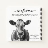 ウェルカムカウファームハウスキャビンホームレンタル ノートブック (裏面)