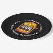 ウェルカムカジノパーティー賭博 ペーパープレート (アングル)