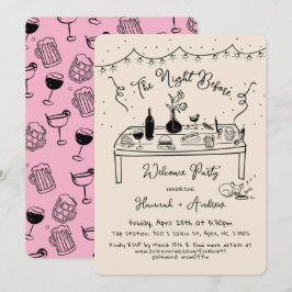ウェルカムカジュアルナイトウィーファイブレストラン 招待状