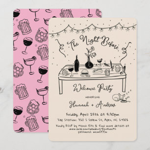 ウェルカムカジュアルナイトウィーファイブレストラン 招待状