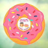 ウェルカムカスタマイズコーヒーとドーナッツショップベスティーズ ウィンドウサイン (シート3)