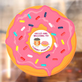 ウェルカムカスタマイズコーヒーとドーナッツショップベスティーズ ウィンドウサイン (シート2)