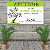 ウェルカムカスタム懇親会グリーンフローラ 横断幕