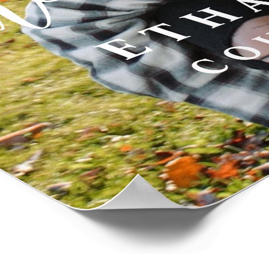 ウェルカムカップルのシャワーフォトデジタルまたはポスター ポスター (角)