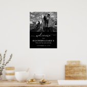 ウェルカムカップルのフォトシャワーデジタルまたはポスター ポスター (キッチン)