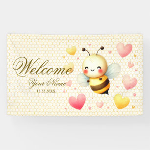ウェルカムカラフルハッピーリトルハニービーパーティー 横断幕