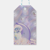 ウェルカムガールベビーシャワーギフトラベル ギフトタグ (裏面)