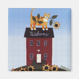 ウェルカムキャットマグネット マグネット