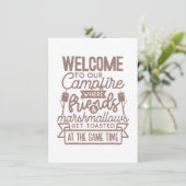 ウェルカムキャンプファイアフレンズマーシュマローズキャンプ 案内状 (スタンド正面)