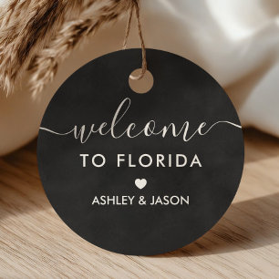 ウェルカムギフトラベル,結婚ズウェルカムバッグ，チャルクボード フェイバータグ