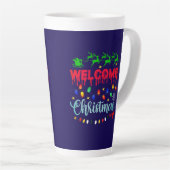 ウェルカムクリスマス–81124 カフェラテマグ (右アングル)