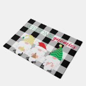 ウェルカムグノーミークリスマスホームデコール ドアマット (アングル)