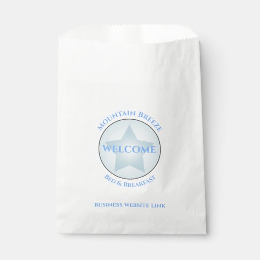ウェルカムゲストカスタムビジネスベッドアンドブレックファースト フェイバーバッグ (正面)