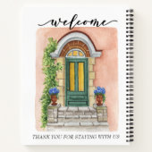 ウェルカムゲストブックレンタルバケーションホーム ノートブック (裏面)