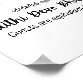 ウェルカムゲスト ポスター (角)