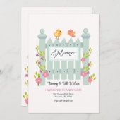 ウェルカムゲートムービングアナウンス 招待状 (正面/裏面)