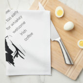 ウェルカムコーヒー キッチンタオル (四つ折り)