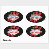 ウェルカムサイコロシール 楕円形シール (シート)
