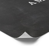 ウェルカムサインあなたのサイズを選択する素敵な書道 ポスター (角)