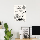 ウェルカムサインの前結婚の夜を消す ポスター (ホームオフィス)