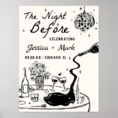 ウェルカムサインの前結婚の夜を消す ポスター (正面)