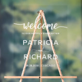 ウェルカムサインの後、私たちの幸せな時間へようこそ アクリルサイン (ニュートラル)