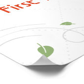 ウェルカムサインの要素を持つ1つ ポスター (角)