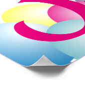 ウェルカムサインエレファントをテーマにした誕生日パーティー ポスター (角)