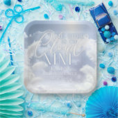 ウェルカムサインオンクラウドナイン9パンパスブライダルシャワー ペーパープレート (パーティー)