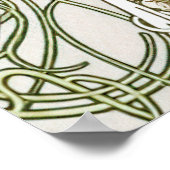 ウェルカムサインカラリリーヴィンテージアールヌーボーミュシャ ポスター (角)